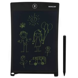 Tableta Grafica pentru Copii Sencor S-SXP020BK Ecran LCD 8.5Inch cu Stylus Negru