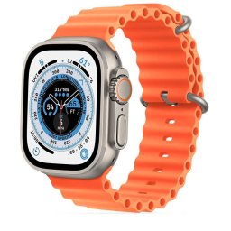Curea Smartwatch TECH-PROTECT compatibila cu Apple Watch 4/5/6/7/8/SE/Ultra 42/44/45/49mm Orange