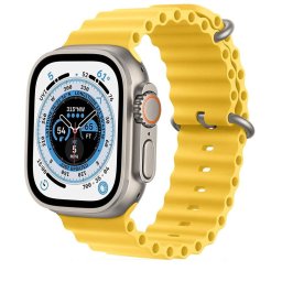 Curea Smartwatch TECH-PROTECT compatibila cu Apple Watch 4/5/6/7/8/SE/Ultra 42/44/45/49mm Yellow