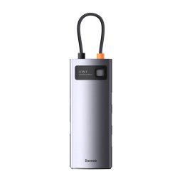 Hub Extern Baseus WKWG070013 Metal Gleam USB-C la 4x USB 3.2 Gri