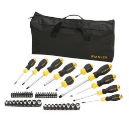 Set De Insurubat Stanley STHT0-70887 48 Piese + Geanta Neagra