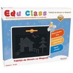 Tablita de Desen EDU CLASS cu Magneti 714 Piese
