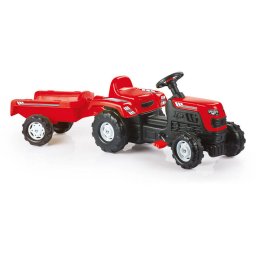 Jucarie Exterior Dolu Primul meu tractor cu remorca