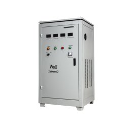 Stabilizator Automat de Tensiune WELL Trifazat 60KVA/ 48KW Gri