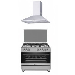 Pachet Studio Casa Aragaz 5 Arzatoare + Hota Decorativa Inox