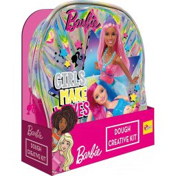 Set LISCIANI Barbie Ghiozdanel cu Plastilina 6x 100G Varsta 4 Ani+ Multicolor
