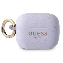 Guess GUAPSGGEU Silicone Glitter compatibila cu Apple AirPods Pro Mov