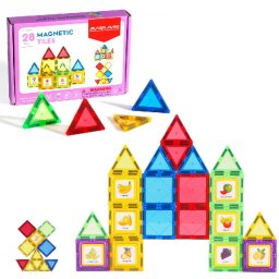 Set de Constructie MAGPLAYER 28 Piese 3 Ani+