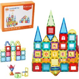 Set de Constructie MAGPLAYER 88 Piese 3 Ani+
