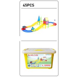 Set de Constructie MAGPLAYER 45 Piese 3 Ani+