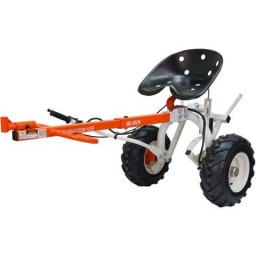 Accesoriu Tractat Ruris Navigator 99 Roti Cauciuc Alb/Portocaliu