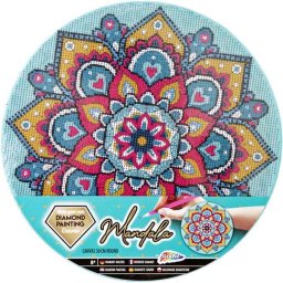 Set Educativ Creativ Grafix Mandala Diamond Painting Roz