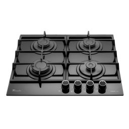 Plita Incorporabila pe Gaz Tornado SIMPHONY Backlight 60cm Black