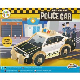 Grafix Lemn Vehicule 3D Masina Politie 5 Ani+