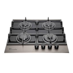 Plita Incorporabila pe Gaz Tornado ECLIPSE 60cm Dark Inox