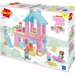 Set de Constructie Ecoiffier Abrick Twee Pop Scoala 18 Luni+ Multicolor
