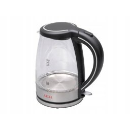 Fierbator Akai AKG-804 1.7L 2200W Black Clear