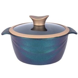 Oala cu Capac de Sticla NeoKlein 8.8L CSG30 OceanBlue