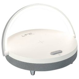 Boxa portabila LTC Bluetooth 5W Cu Charger Inductiv Alb/Gri