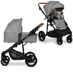Carucior Transformabil 2 in 1 Lionelo Mari Tour Grey Stone