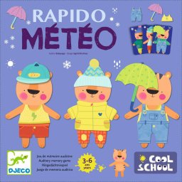 Joc Educativ Djeco Rapido Meteo Joc de Memorie 3 Ani+