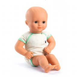 Papusa Djeco Bebelus cu body verde