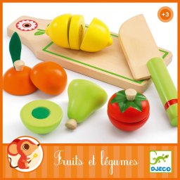 Jucarie Educativa Djeco Fructe si legume de feliat