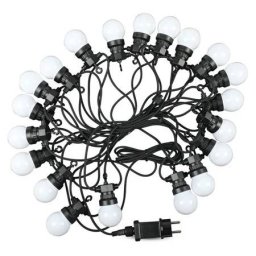 Sir Iluminat Festiv V-Tac IP44 10M 0.5W x 20 6000K Alb Rece Negru