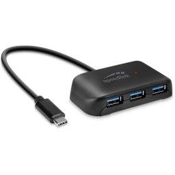 Hub USB Speed-Link Snappy EVO 4 3x USB 3.2 Gen-1 1x USB-C Negru