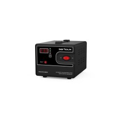 Stabilizator de Tensiune Automat cu Servomotor Serioux SRXA-SV124-2000VA Negru