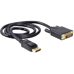 Adaptor Delock DisplayPort - DVI 24+1 1m Negru