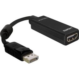 Adaptor Delock Displayport - HDMI 12.5cm Negru