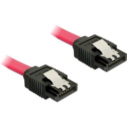 Cablu Componente Delock SATA III 10cm 6Gb/s Rosu