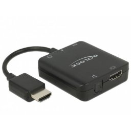 Adaptor Delock 1x Micro-USB B 1x HDMI - 1x 3,5 mm Audio 3Pin 1x HDMI 1x optic (TOSLINK) Negru