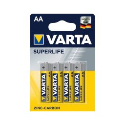 Set Varta 4x Zinc Carbon Superlife R6 AA