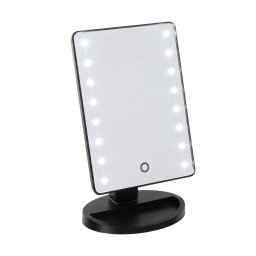 Oglinda DomoClip Iluminata DOS153 16 LED-uri Baza Depozitare Bijuterii Negru