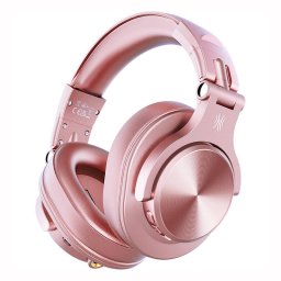 Casti OneOdio Fusion A70, Bluetooth 5.2, Cablu audio 6.35 la 3.5 mm inclus, Autonomie 50 ore, Pink