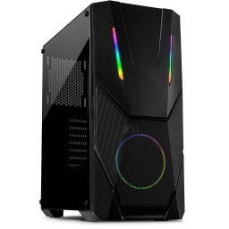 Carcasa Inter-Tech Hornet Mid Tower ATX Negru/RGB