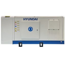 Generator curent Hyundai DHY30L Trifazat Cu Motor Diesel Alb/Albastru