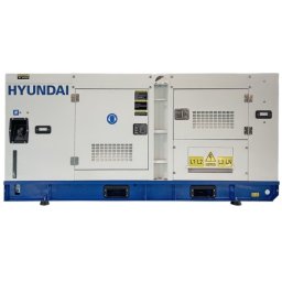 Generator De Curent Trifazat Cu Motor Diesel Hyundai DHY50L Alb/Albastru