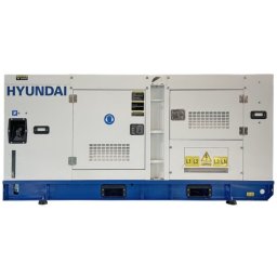 Generator De Curent Trifazat Cu Motor Diesel Hyundai DHY70L Alb/Albastru