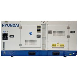 Generator De Curent Trifazat Cu Motor Diesel Hyundai DHY80L Alb/Albastru