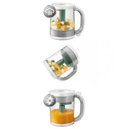 Aparat 4in1 Philips -AVENT SCF885/01 Pentru Prepararea Hranei Bebelusilor Alb/Verde