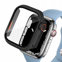 Curea Smartwatch TECH-PROTECT compatibila cu Apple Watch 4/5/6/SE 44 mm Black/Orange