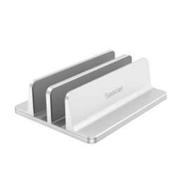 Stand Spacer Vertical Notebook 14/17Inch Protectie Impotriva Zgarieturilor Argintiu