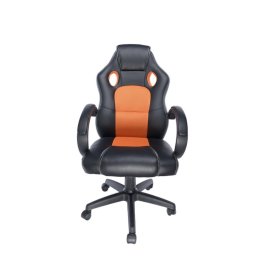 Scaun Gaming Spacer Greutate Max. 120kg 59 x 70 x 106~114cm Negru/Portocaliu
