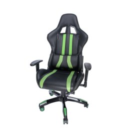 Scaun Gaming Spacer Greutate Max. 120kg 695 x775 x 1260~1320mm Negru/Verde