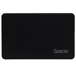 Rack HDD Spacer 2.5inch S-ATA Interfata PC USB 3.2 Type C Plastic Negru