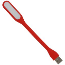Lampa LED USB Spacer Pentru Notebook Rosu