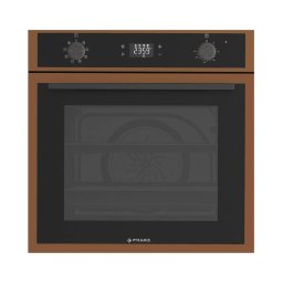 Cuptor Incorporabil Electric Pyramis 60IN 8080 PVD Copper 64L Clasa A Negru/Aramiu